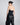 Bustier frontal drapeado para mujer