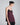 Top de tiras liso con satín para mujer