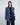 Blazer entallado cruzado para mujer
