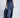 Pantalón fly front de cintura alta para mujer