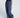 Pantalón fly front de cintura alta para mujer